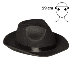 Čierna mafiánska čiapka